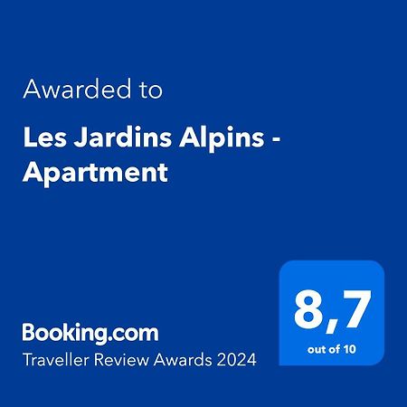 Les Jardins Alpins - Apartment Saint-Gervais-les-Bains Kültér fotó